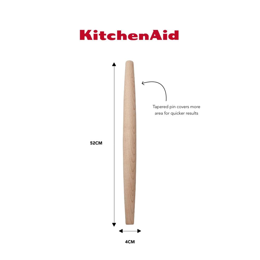 KitchenAid Maple Wood Tapered Rolling Pin