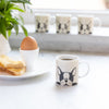 KitchenCraft 80ml Porcelain French Bulldog Espresso Cup