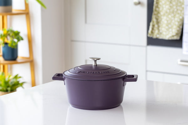 MasterClass Purple Cast Aluminium Casserole Dish, 20cm, 2.5L image 14