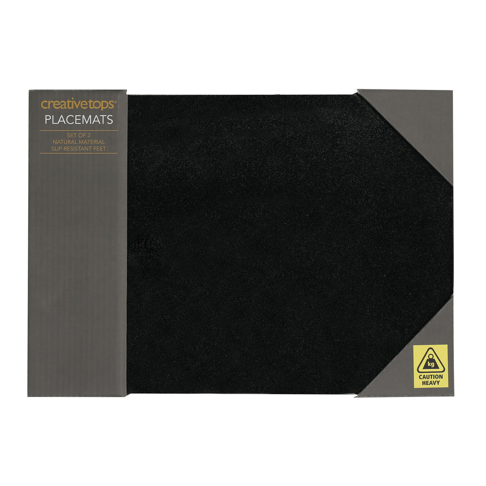 Creative Tops Naturals Pack Of 2 Granite Placemats