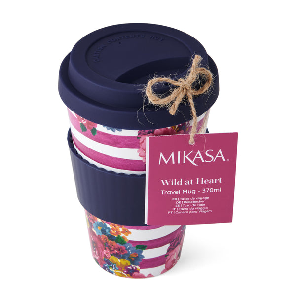 Mikasa Wild at Heart Giraffe Travel Mug, 370ml image 4