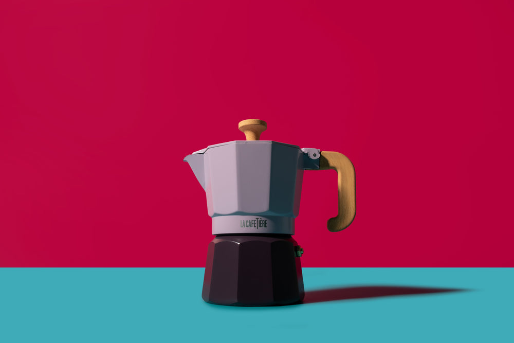 La Cafetière Espresso Pot 3 Cup, Purple