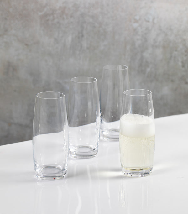 Mikasa Julie Set Of 4 9oz Stemless Flute Glasses, 266ml image 4