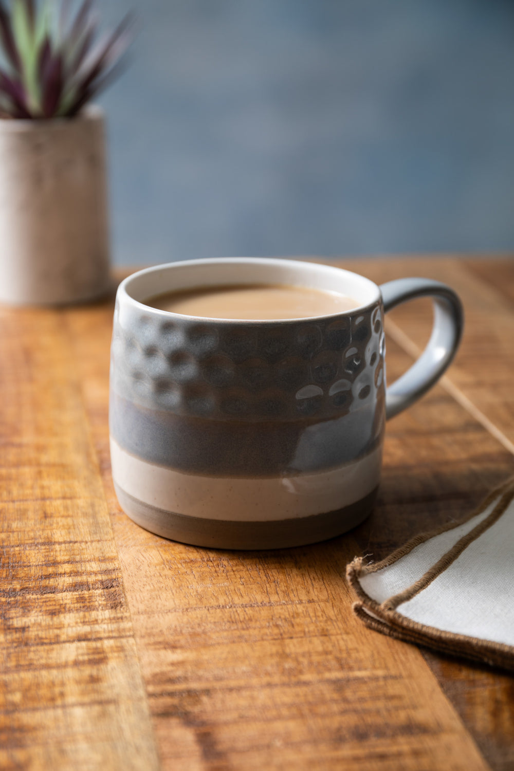 Mikasa Grey Textured Ombre Mug, 320ML