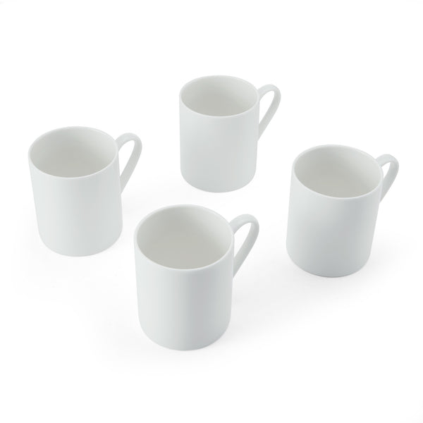 Mikasa Egret China Mugs, Set of 4, 380ml, White image 3