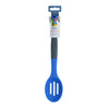 Colourworks Brights Blue Silicone-Headed Slotted Spoon image 4