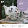 Mikasa and the V&A Alice In Wonderland Bone China 'Tea for One' Teapot and Cup Set