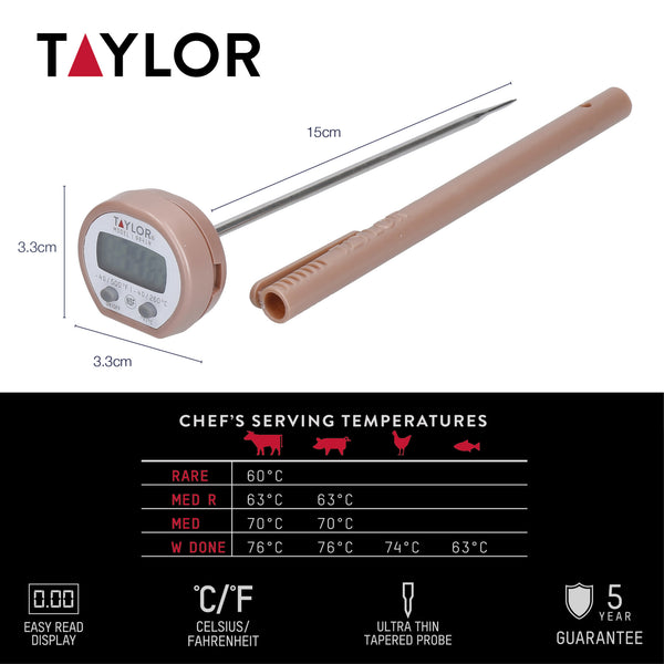 Taylor Pro 3-Piece Rose Gold Kitchen Measuring Set in Gift Box image 10
