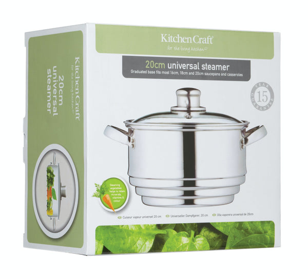 KitchenCraft Stainless Steel Universal Steamer image 4