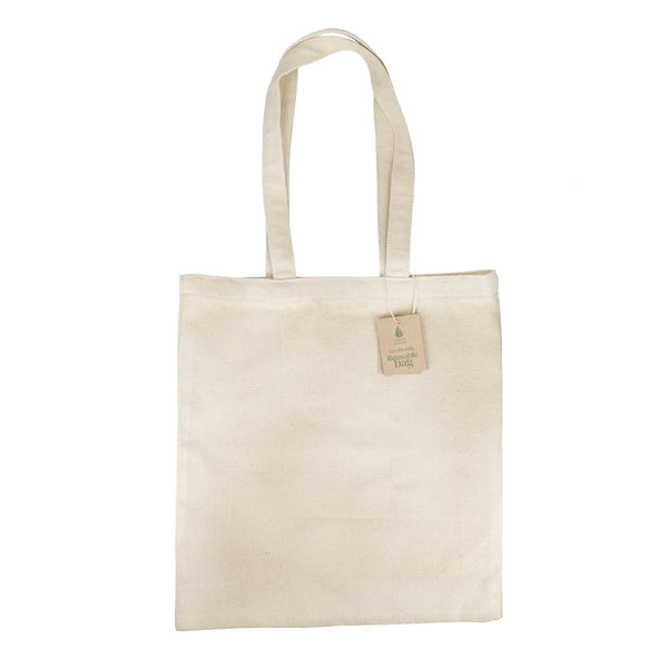 Natural Elements Reusable Shopping Bag, Recycled Plastic Foldable Vegan Tote, 41 x 37cm image 3