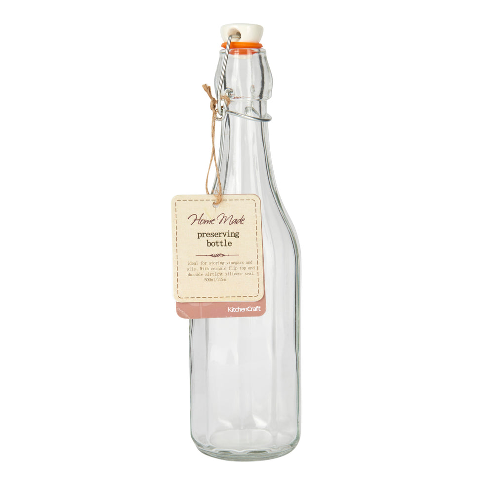 Set of 6 Home Made 500ml Cordial Bottles