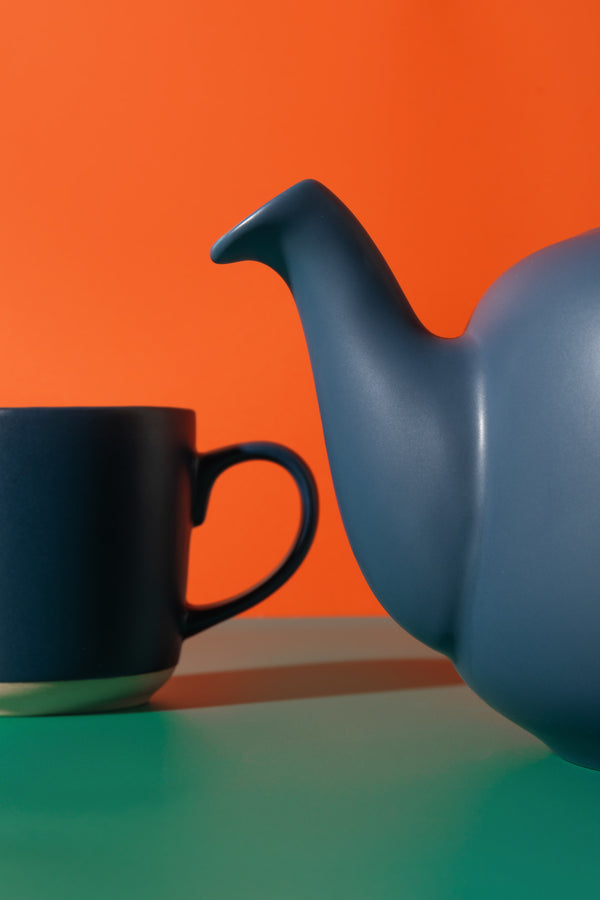 La Cafetière Classic Teapot 4 Cup, Navy, 1.2L image 6
