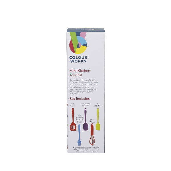Colourworks 5-Piece Mini Silicone Utensil Set image 4