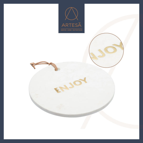 Artesá Round White Marble Cheese Board image 8