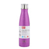BUILT 500ml Double Walled Stainless Steel Water Bottle Purple Glitter