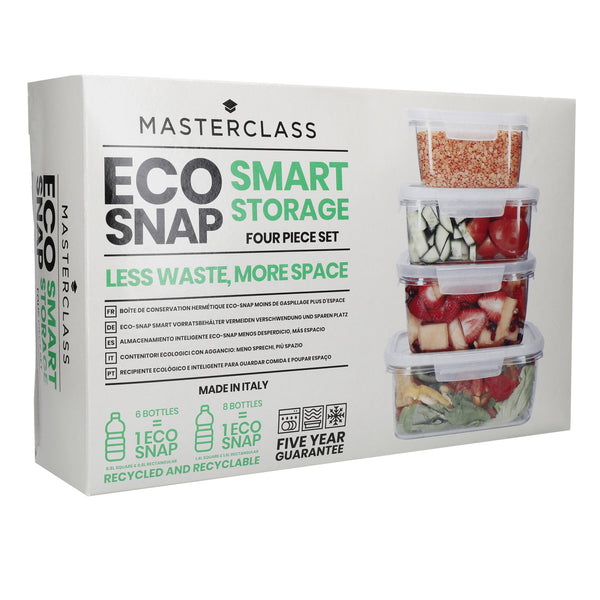 MasterClass Eco Smart Snap Storage Container - 4 Piece Set image 4