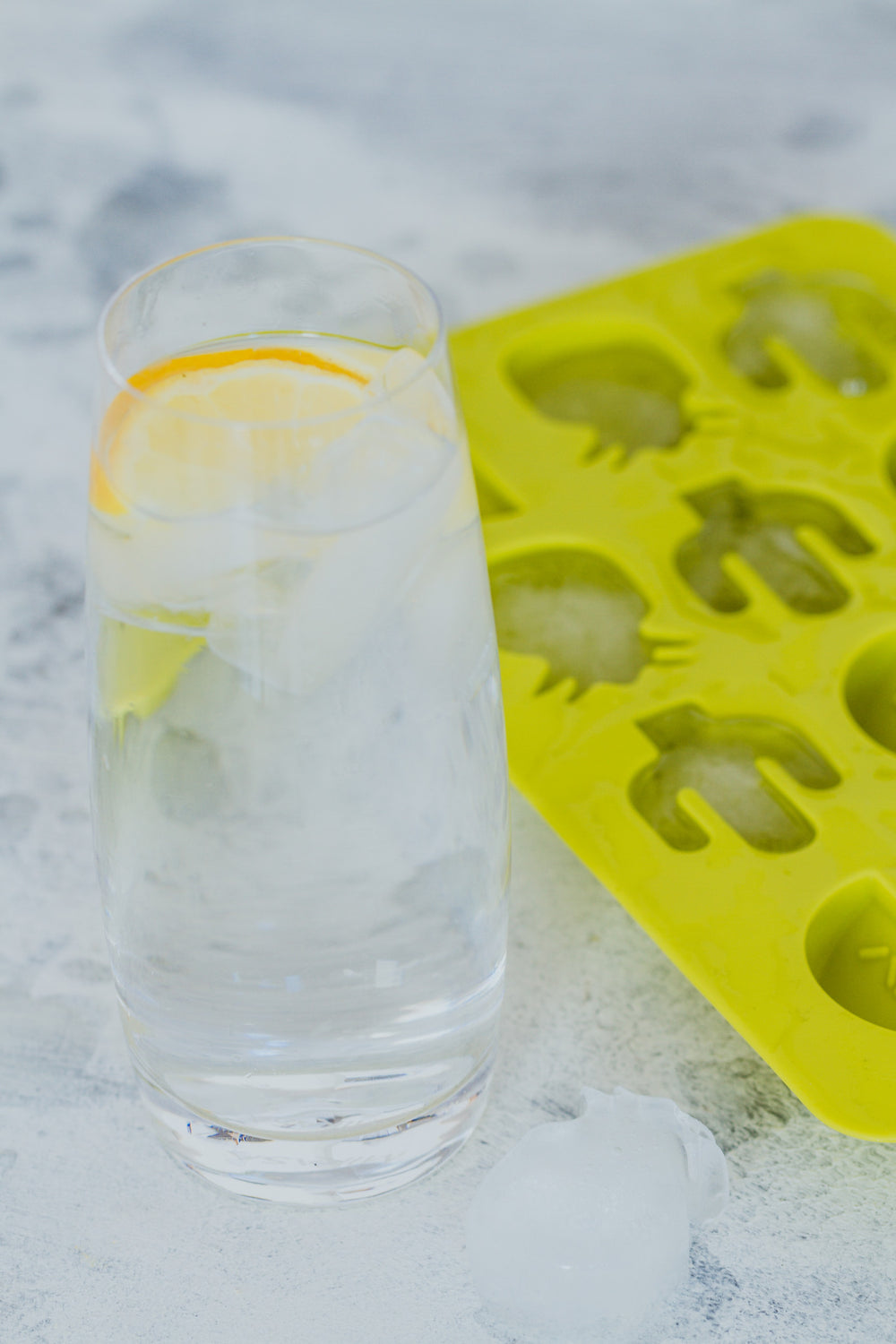 BarCraft Novelty Silicone Ice Cube Tray With Tropical Shapes