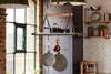 Industrial Kitchen Vintage-Style Ceiling Hanging Pot & Pan Rack