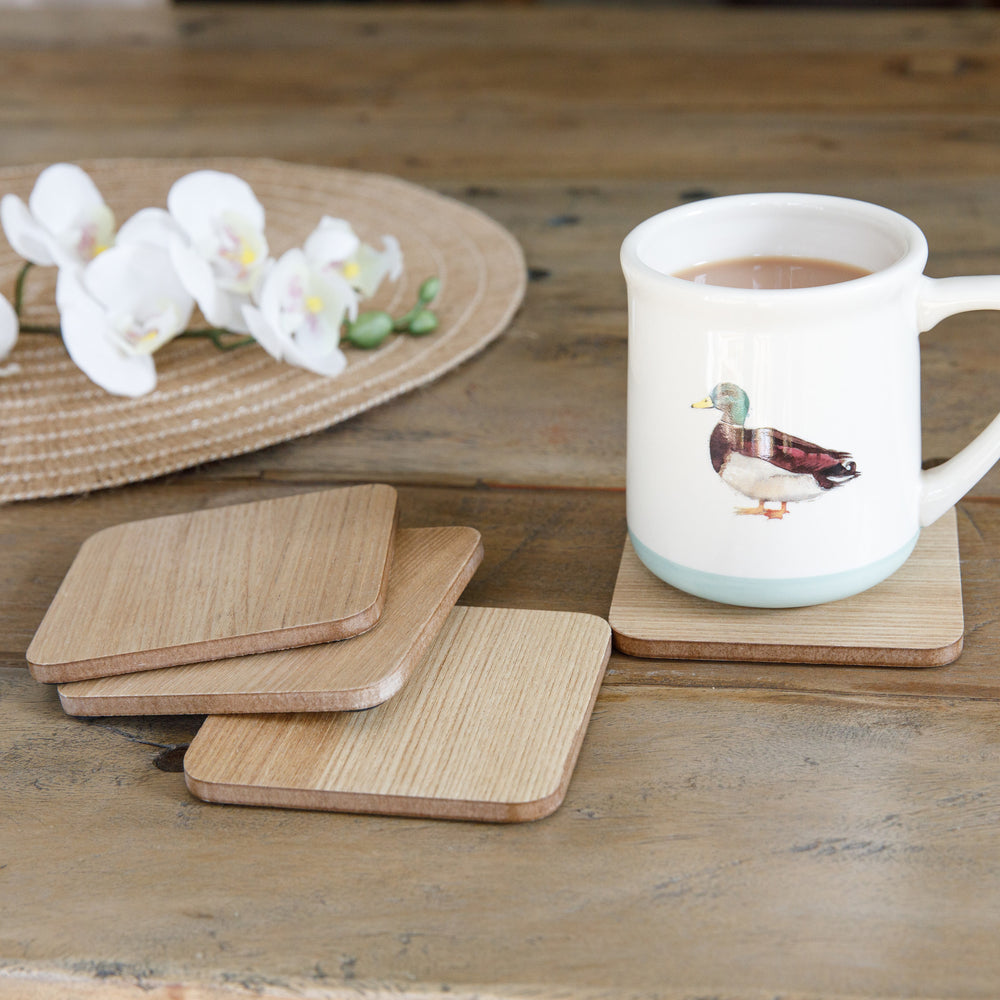 Creative Tops Oak Veneer Pack Of 4 Coasters