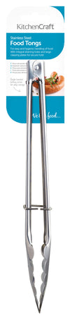 KitchenCraft Standard Stainless Steel 40cm Food Tongs image 3