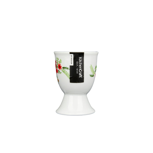 Set of 6 KitchenCraft Flowers Porcelain Egg Cups image 3