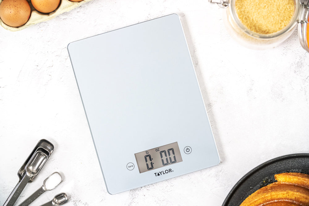 Taylor Pro Glass Digital 5Kg Kitchen Scales - Pewter