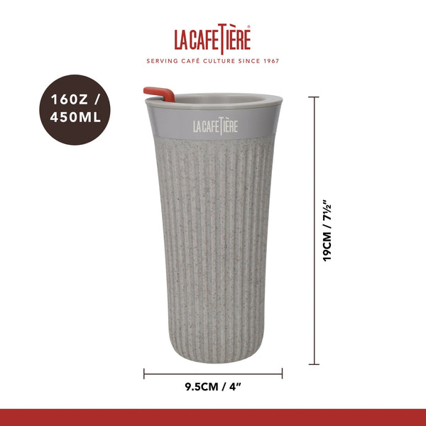 La Cafetière The Beanie Reusable Coffee Cup, 450ml image 7