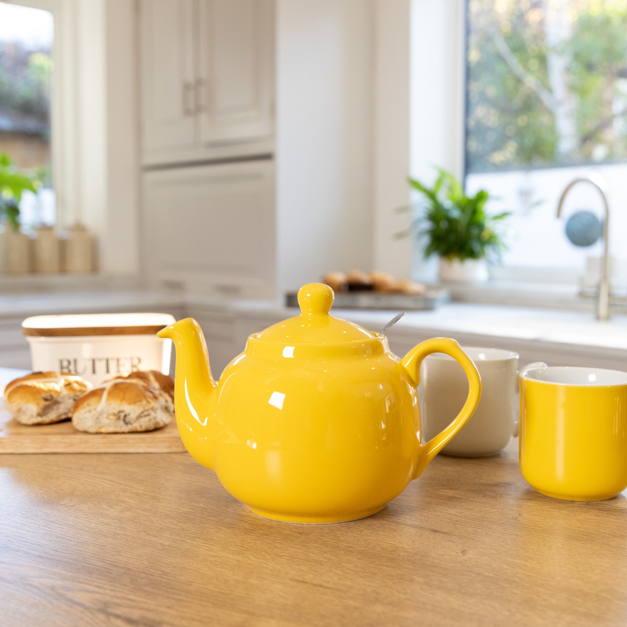 London Pottery Farmhouse 4 Cup Teapot New Yellow CookServeEnjoy