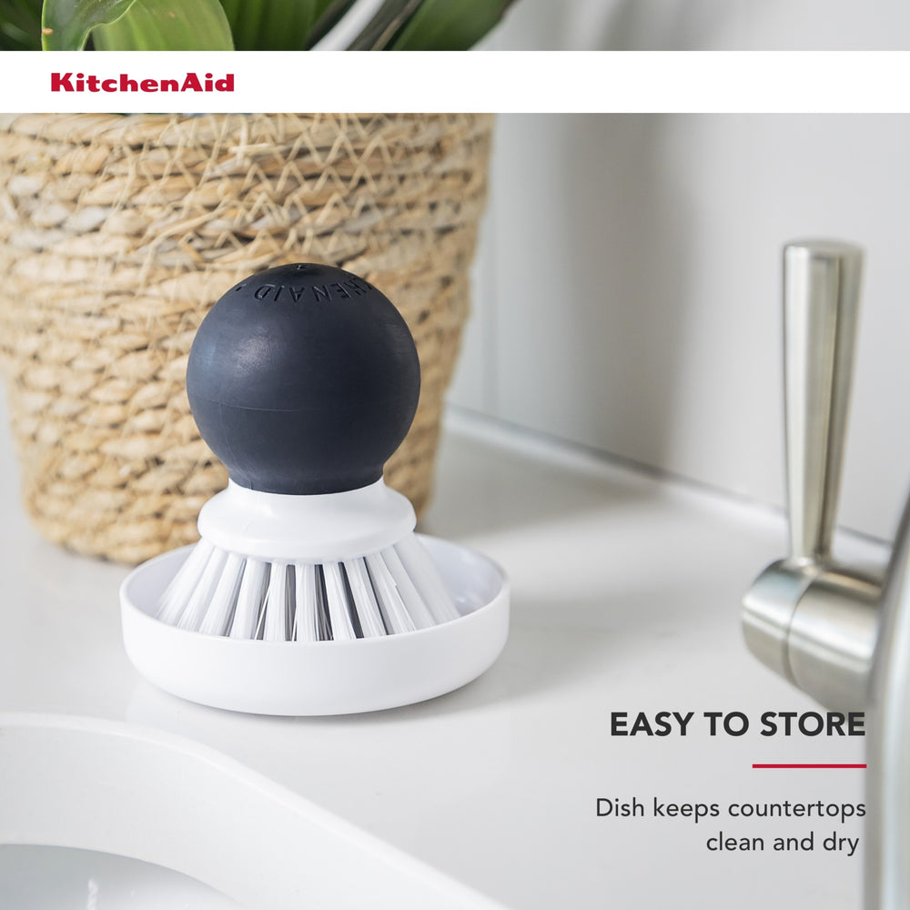 KitchenAid Palm Brush with Dish