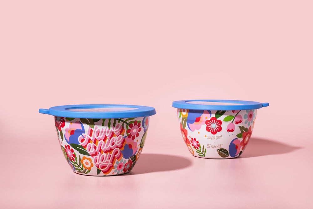 S'well Steffi Lynn Salad Bowl Kit, 1.9L