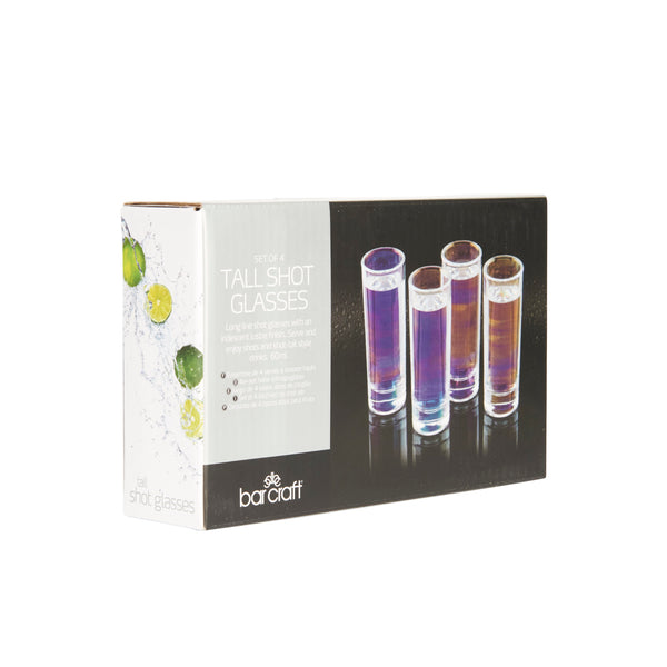 BarCraft Set of Four Iridescent Tall Shot Glasses image 3