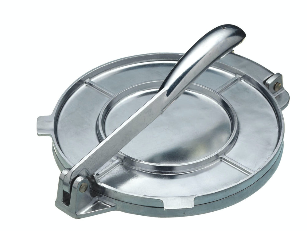 2pc Mexican Cooking Set with Tortilla Press and Cast Iron Fajita Sizzler