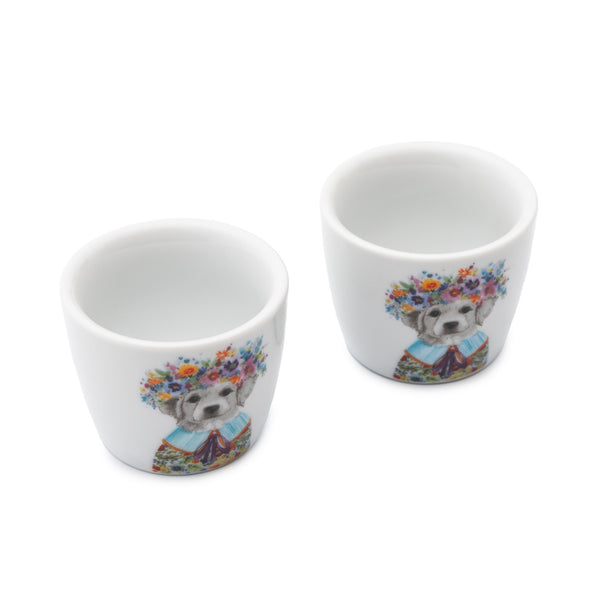 Mikasa Tipperleyhill Porcelain Puppy Egg Cups Set of 2, Dia 5 x Height 4CM image 3