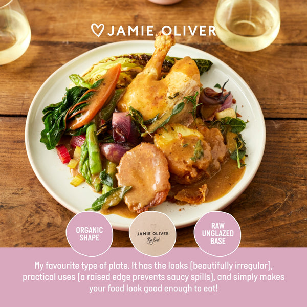Jamie Oliver Big Love Perfect Plates, Stoneware, Set of 4, Pink, 27cm image 8