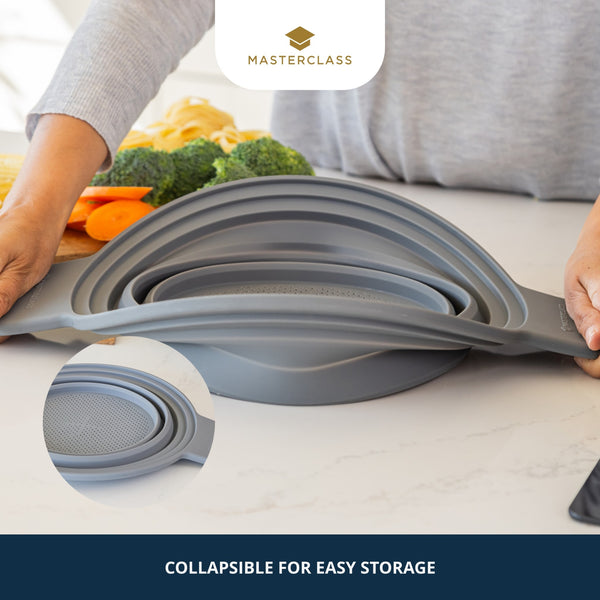 MasterClass Silicone Steam & Strain Colander image 6
