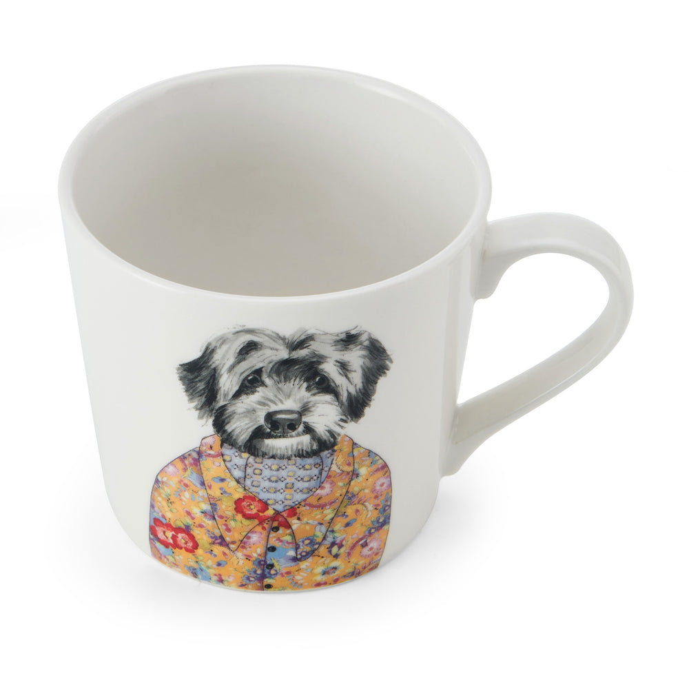 Mikasa Tipperleyhill Cockapoo Print Fine China Mug, 380ml