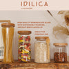 KitchenCraft Idilica Glass Storage Jar with Beechwood Lid, 1000ml image 11