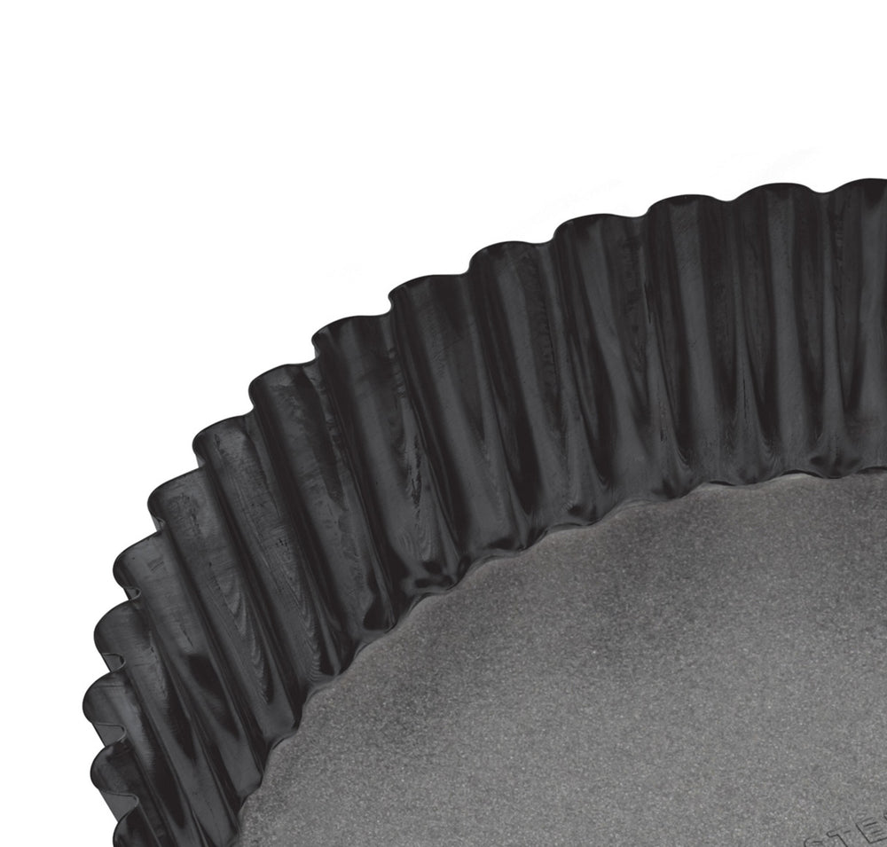 MasterClass Non-Stick Extra Deep Fluted Flan Tin, 25cm