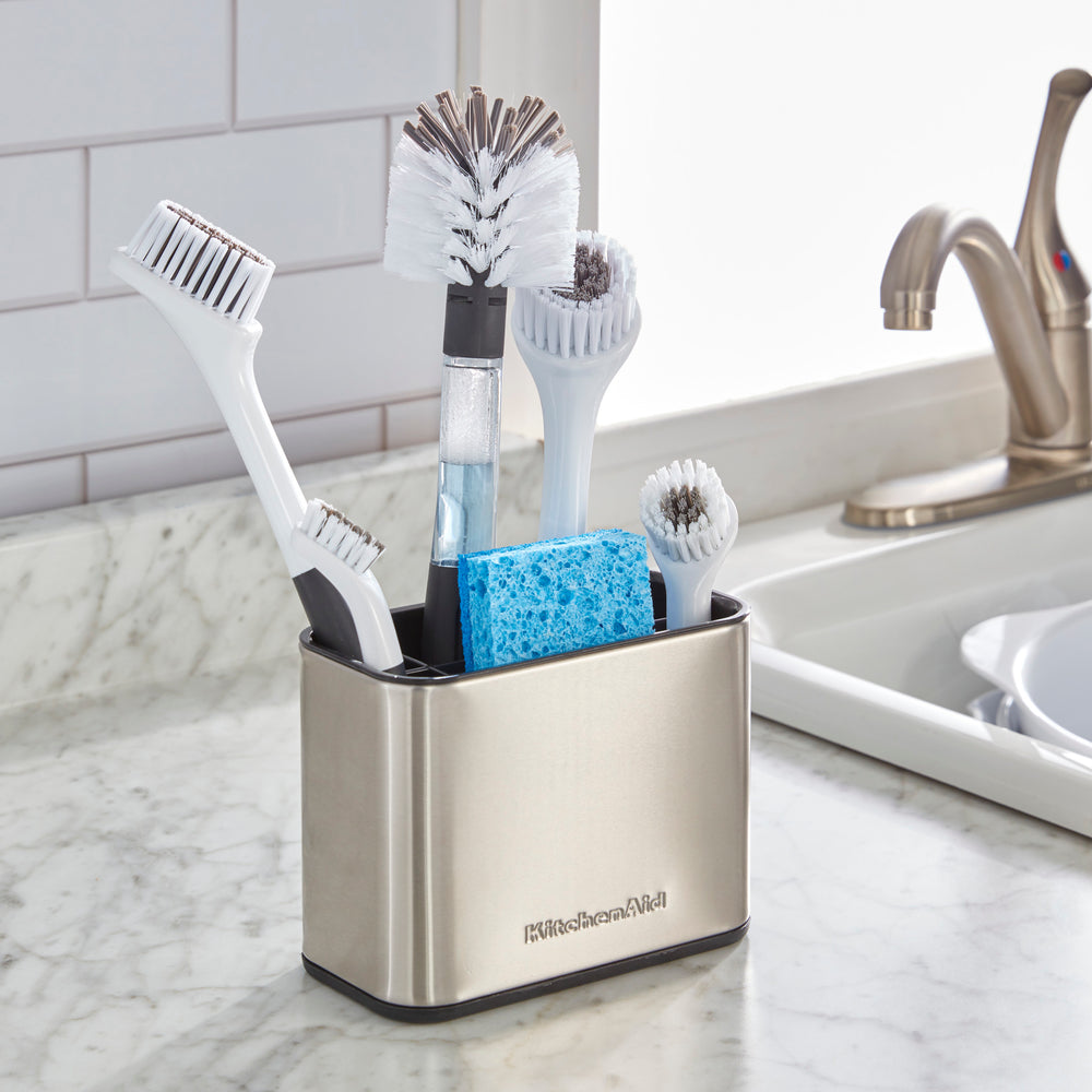 KitchenAid Stainless Steel Sink Brush Caddy