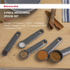 KitchenAid 5pc Measuring Spoon Set - Charcoal Grey image 9