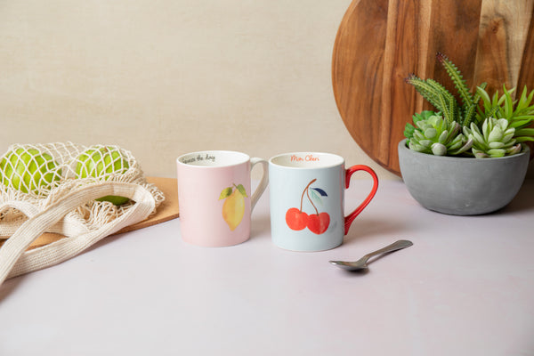 Mikasa Lemon Straight-Sided Porcelain Mug, 280ml image 4