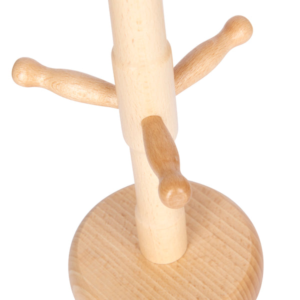 KitchenCraft Beech Wood Mug Tree image 2