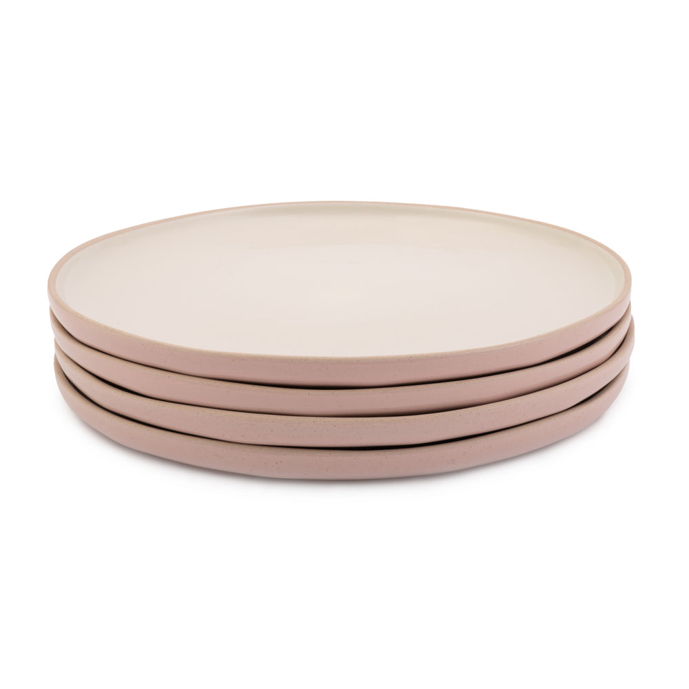 Jamie Oliver Big Love Perfect Plates, Stoneware, Set of 4, Pink, 27cm image 1