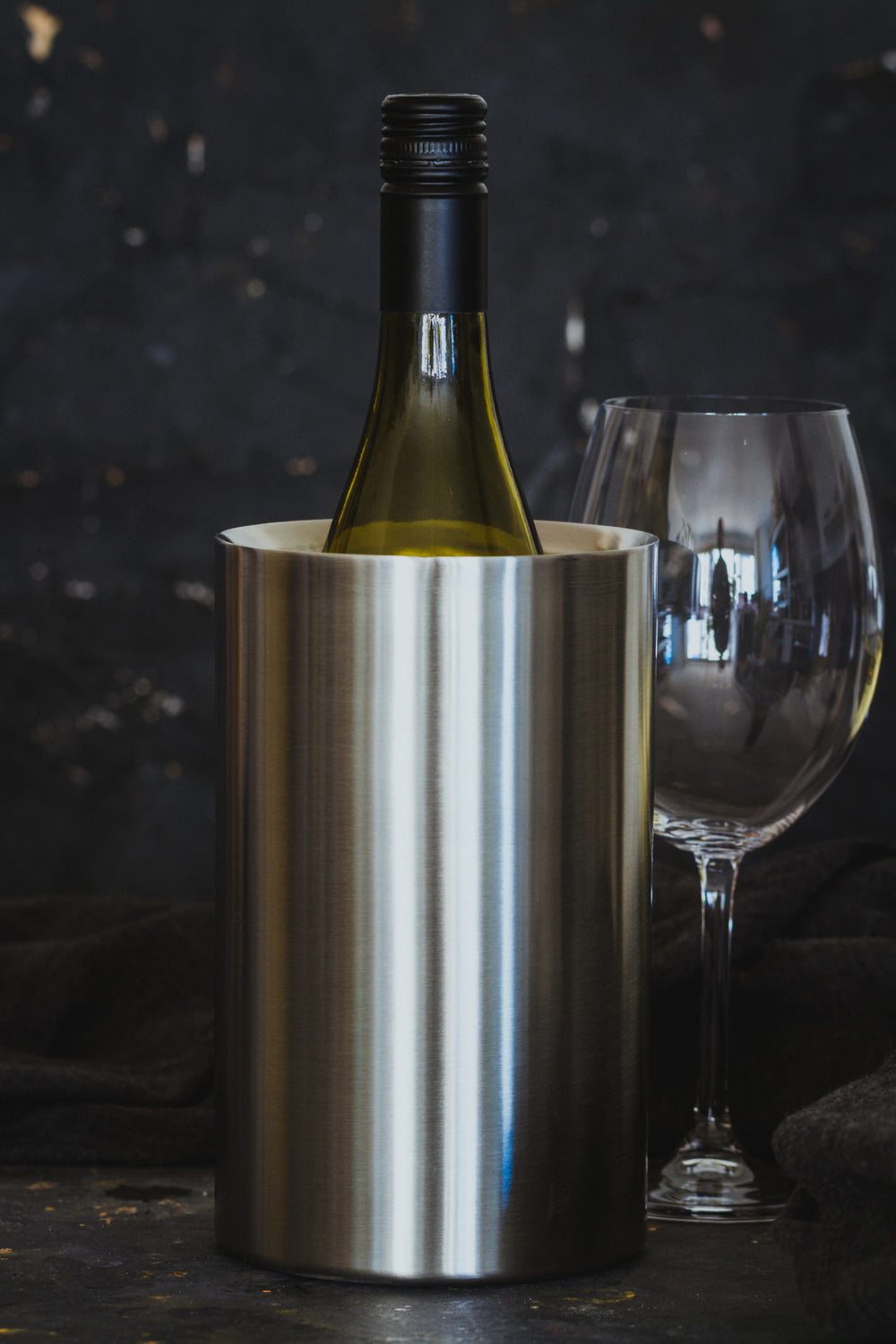 BarCraft Stainless Steel Double Walled Wine Cooler