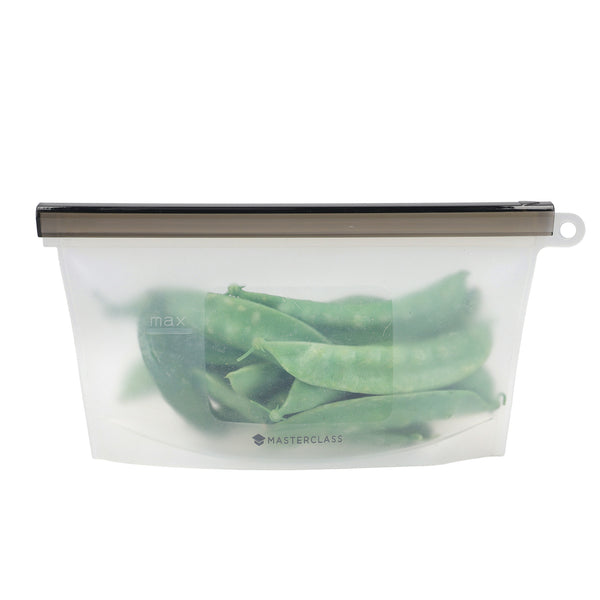 MasterClass 500ml Reusable Food Bag with Leakproof and Airtight Seal, BPA-Free Silicone image 11