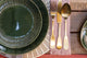 Mikasa Jardin Stoneware Side Plates, Set of 4, 21.5cm, Green