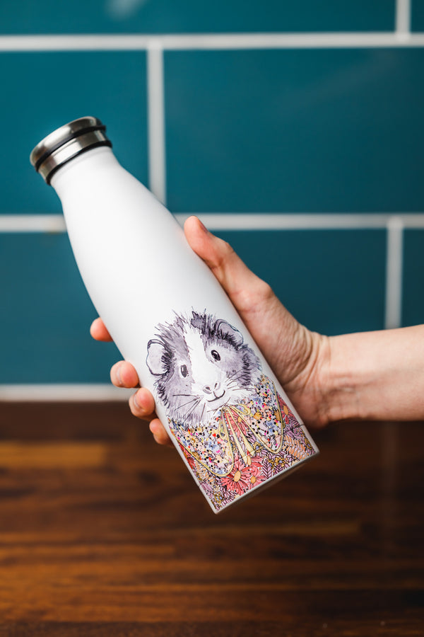 Mikasa Tipperleyhill Guinea Pig Double-Walled Stainless Steel Water Bottle, 500ml image 2