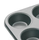 MasterClass Non-Stick 6 Hole Deep Baking Pan