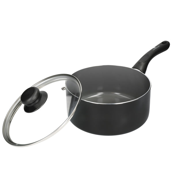 MasterClass Can-to-Pan 20cm Ceramic Non-Stick Saucepan with Lid, Recycled Aluminium image 9