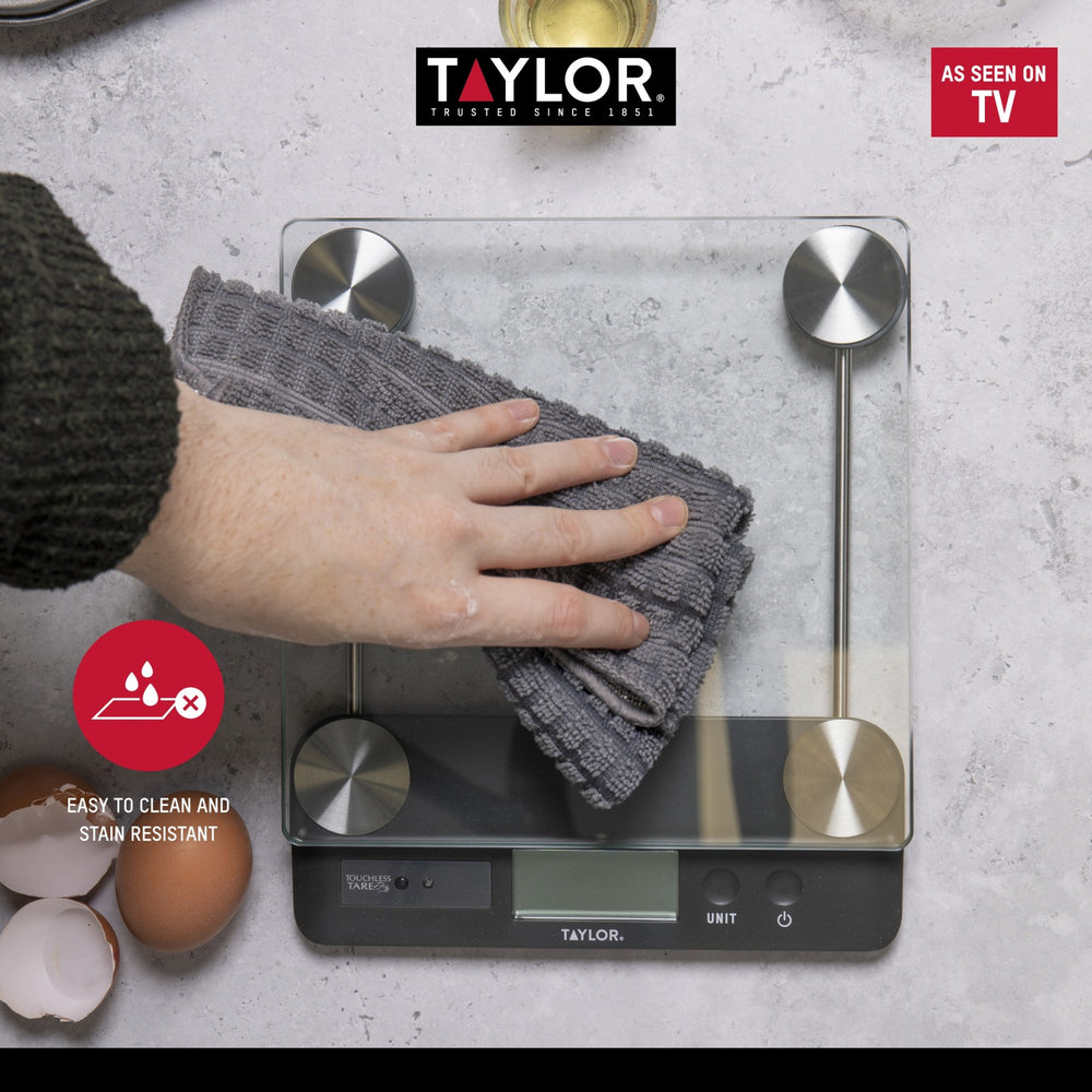 Taylor Pro Touchless TARE Digital Dual 14.4Kg Kitchen Scale